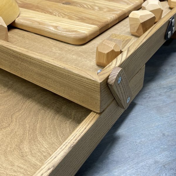 Настольная игра из дерева Балансирующая Полусфера с камнями M