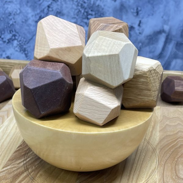  Настольная игра из дерева Балансирующая Полусфера с камнями M