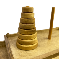 Настольная игра из дерева Ханойские башни M