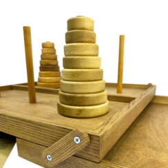Настольная игра из дерева Ханойские башни M
