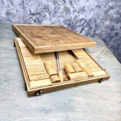 Настольная игра из дерева «Башня из колец и Дюжина» 2 в 1