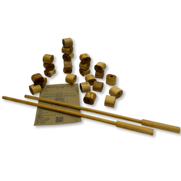 Настольная игра из дерева «Башня из колец Форт Боярд» Лайт