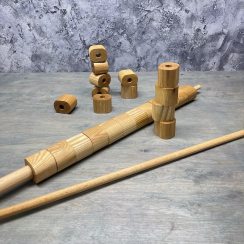Настольная игра из дерева Башня из колец Форт Боярд Лайт