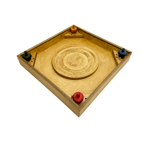 Деревянная игра Битва волчков Лайт в пенале