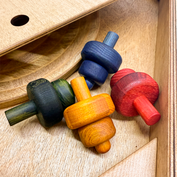 Деревянная игра Битва волчков Лайт в пенале