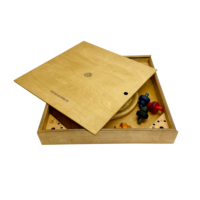 Деревянная игра Битва волчков Лайт в пенале