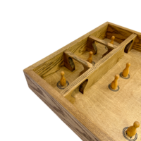 Настольная игра из дерева «Боулинг с волчком» L