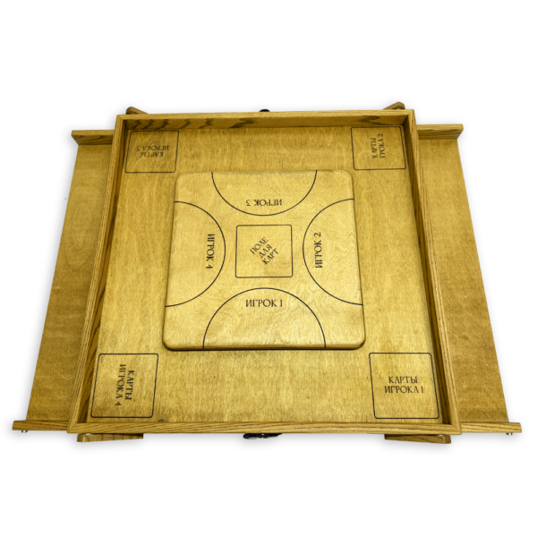 Настольная игра из дерева «Цветные кубики» М