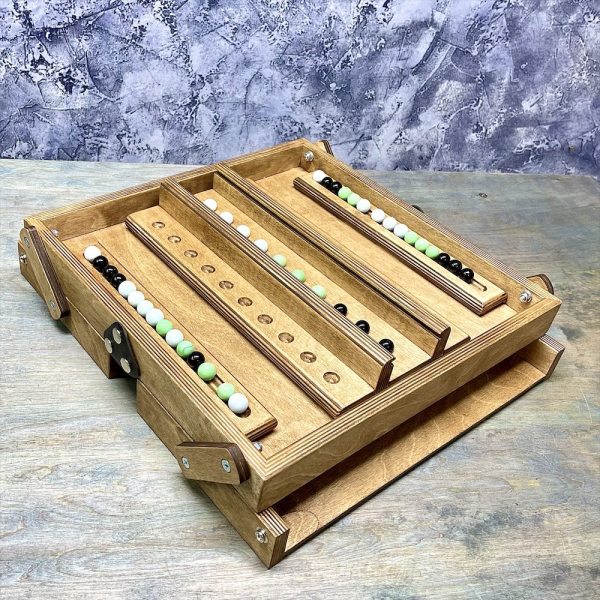 Настольная игра из дерева Цветные шарики Форт Боярд S фанера