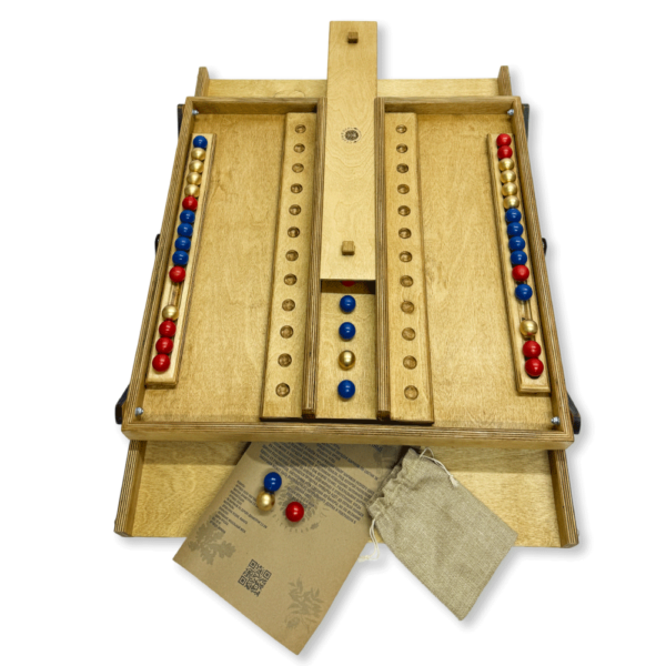 Настольная игра из дерева «Цветные шарики Форт Боярд» M фанера