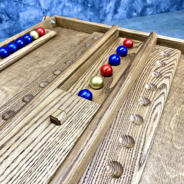 Настольная игра из дерева Цветные шарики M