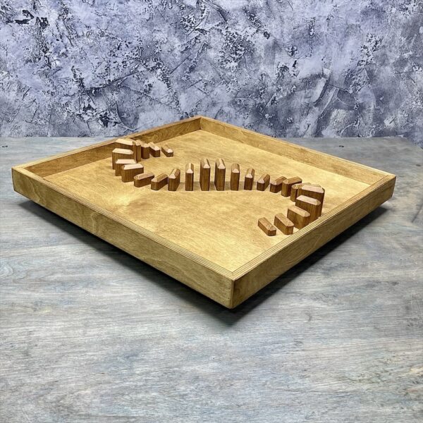 Настольная игра из дерева Домино Форт Боярд Лайт  