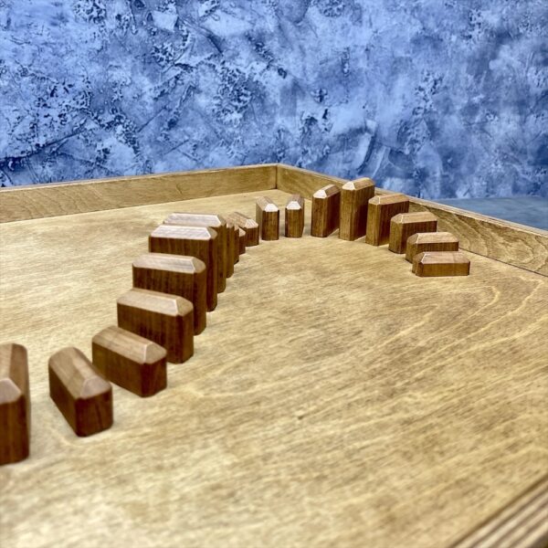 Настольная игра из дерева Домино Форт Боярд Лайт  