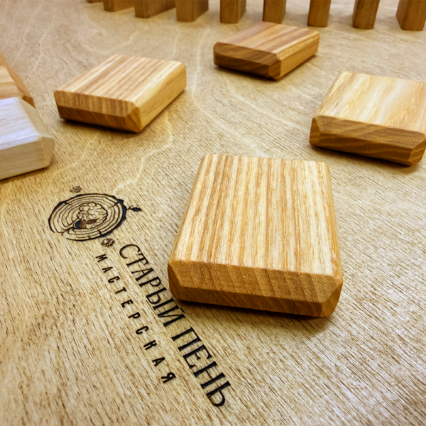 Настольная игра из дерева «Домино Форт Боярд» M