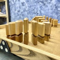 Настольная игра из дерева Домино Форт Боярд M