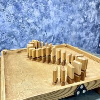 Настольная игра из дерева Домино Форт Боярд M