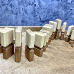 Настольная игра из дерева Домино Форт Боярд S