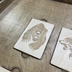 Настольная игра из дерева Мемори L
