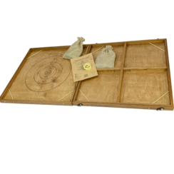 Настольная игра из дерева Эластик и Стрельба по мишени на 4-х игроков L 2 в 1