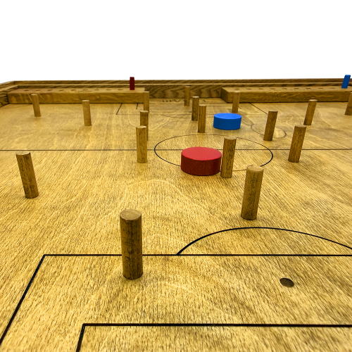 Настольная игра из дерева «Балансир и Футбол» 2 в 1 М