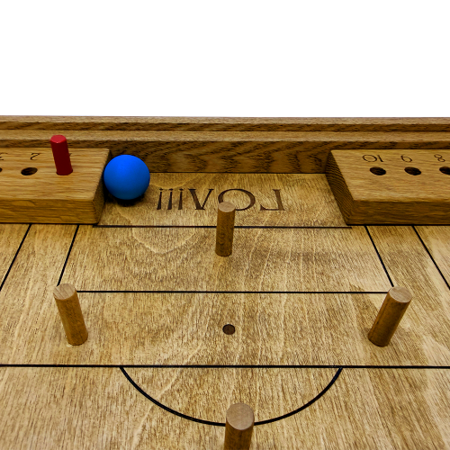 Настольная игра из дерева «Балансир и Футбол» 2 в 1 М