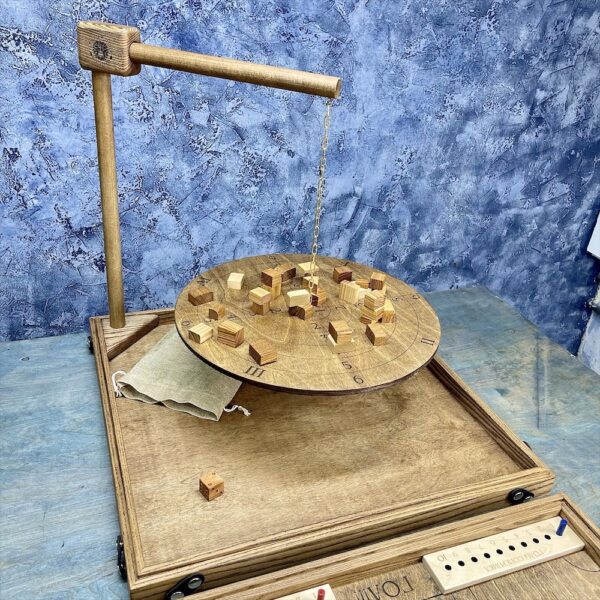 Настольная игра из дерева Балансир и Футбол 2 в 1