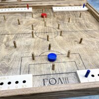 Настольная игра из дерева «Балансир и Футбол» 2 в 1