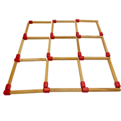 Деревянная головоломка из спичек М