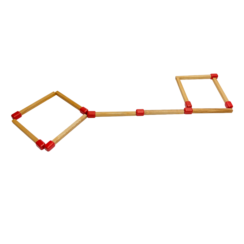 Деревянная головоломка из спичек М