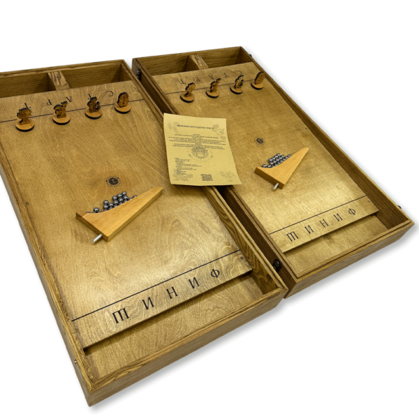 Настольная игра из дерева «Гонки» XL