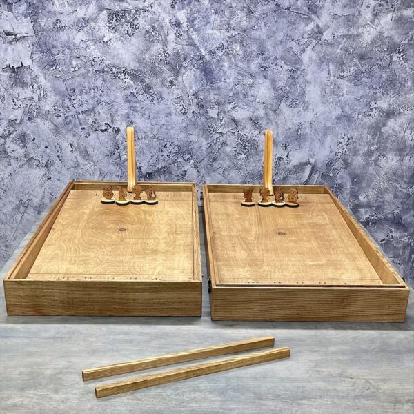 Настольная игра из дерева Гонки XL