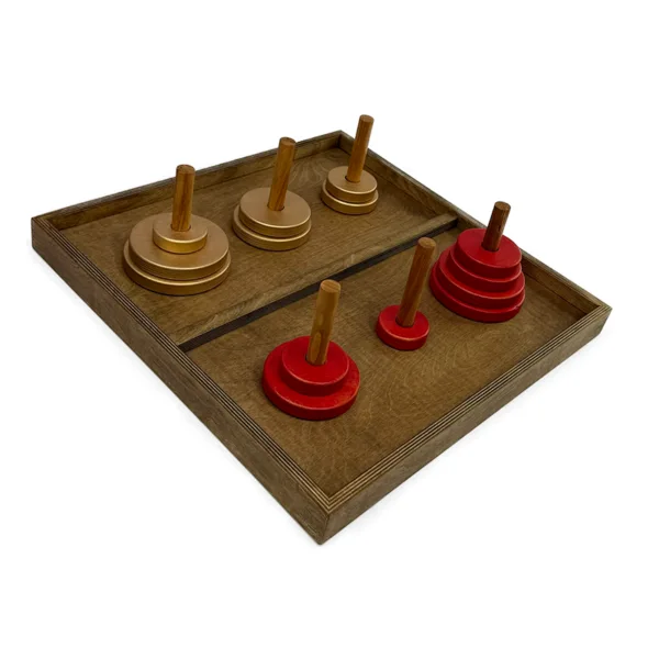 Деревянная игра Ханойские башни Лайт