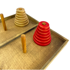 Деревянная игра Ханойские башни Лайт