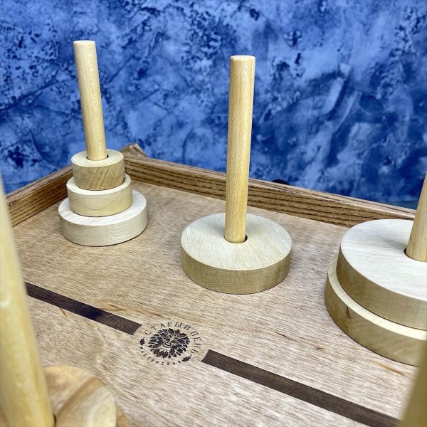 Настольная игра из дерева Башни Ханой S