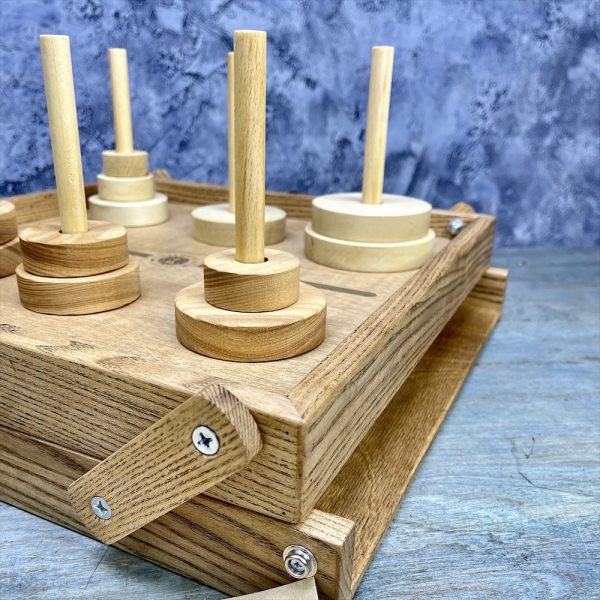 Настольная игра из дерева Башни Ханой S