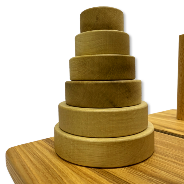 Настольная игра из дерева «Ханойские башни» XS