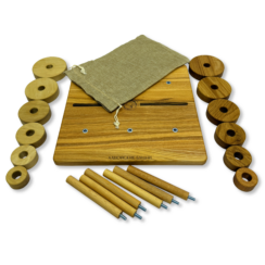 Настольная игра из дерева «Ханойские башни» XS