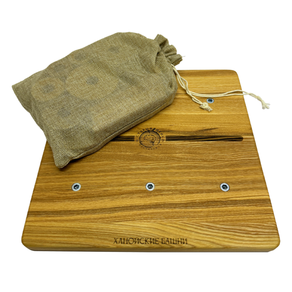 Настольная игра из дерева «Ханойские башни» XS