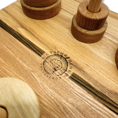 Настольная игра из дерева «Ханойские башни» XS