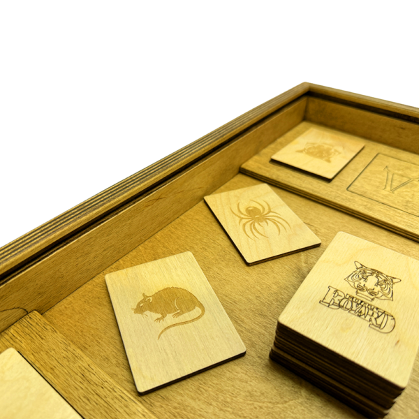 Настольная игра из дерева «Карты Форт Боярд» M в пенале