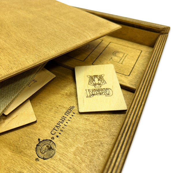 Настольная игра из дерева «Карты Форт Боярд» M в пенале