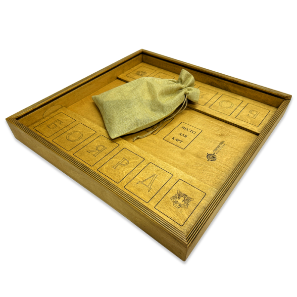 Настольная игра из дерева «Карты Форт Боярд» M в пенале