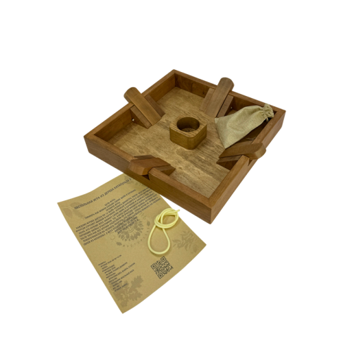 Настольная игра из дерева «Катапульта S»