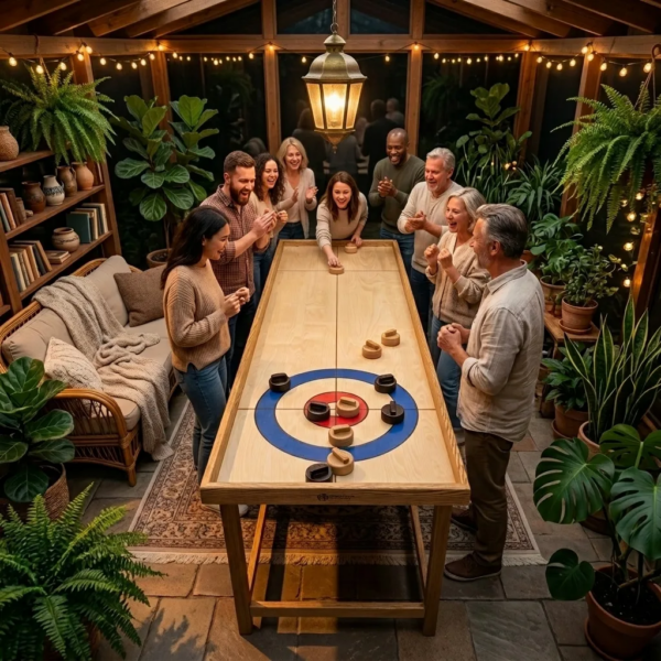 Деревянная игра «Керлинг» разборный XL