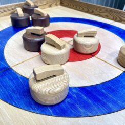 Настольная игра из дерева Разборный Керлинг XL