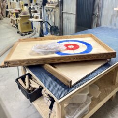 Настольная игра из дерева Разборный Керлинг XL