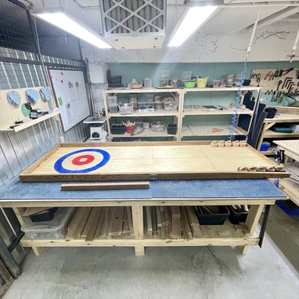 Настольная игра из дерева Керлинг XL