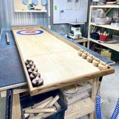 Настольная игра из дерева Разборный Керлинг XL