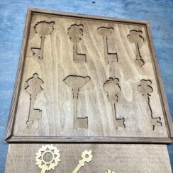 Настольная игра из дерева Ключница Форт Боярд Лайт