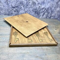 Настольная игра из дерева Ключница Форт Боярд Лайт